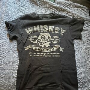 Chris Stapleton Black Concert Graphic T-Shirt